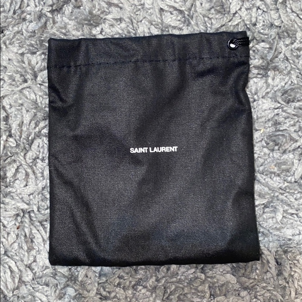 saint laurent card case dust bag
